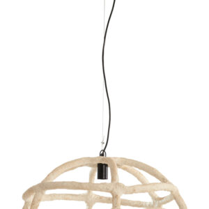 Light & Living Hanglamp 'Porila' Papier-maché, 70cm, kleur Crème