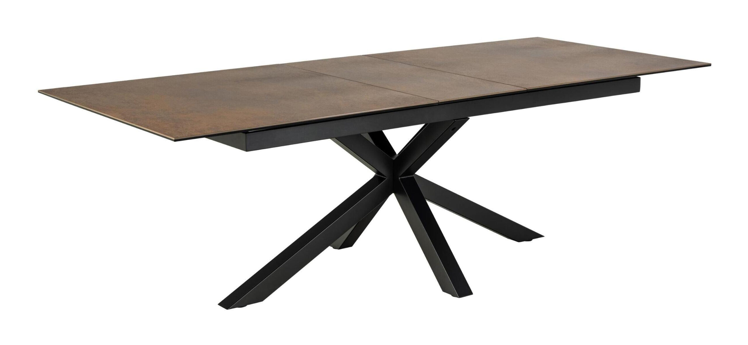 Bendt Uitschuifbare Eettafel 'Line' Keramiek, 200-240 x 100cm, kleur Bruin - Afbeelding 4