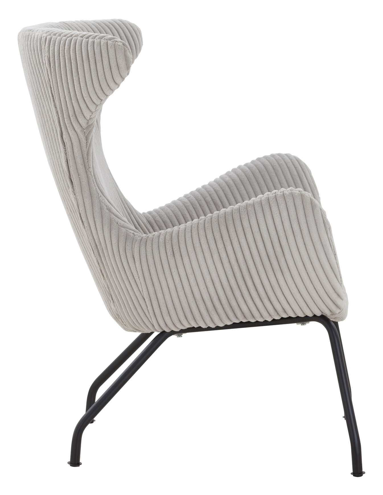 Artistiq Fauteuil 'Ariel' Rib, kleur grijs - Afbeelding 4
