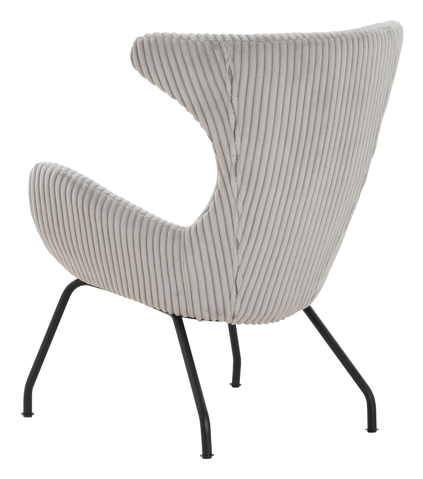 Artistiq Fauteuil 'Ariel' Rib, kleur grijs - Afbeelding 5