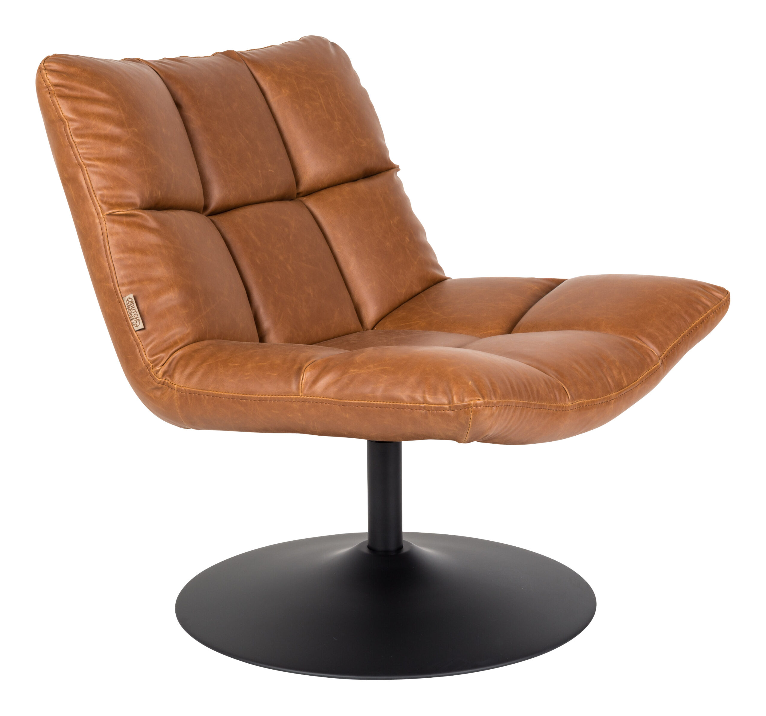 Dutchbone Fauteuil 'Bar' PU, kleur Vintage Bruin - Afbeelding 2
