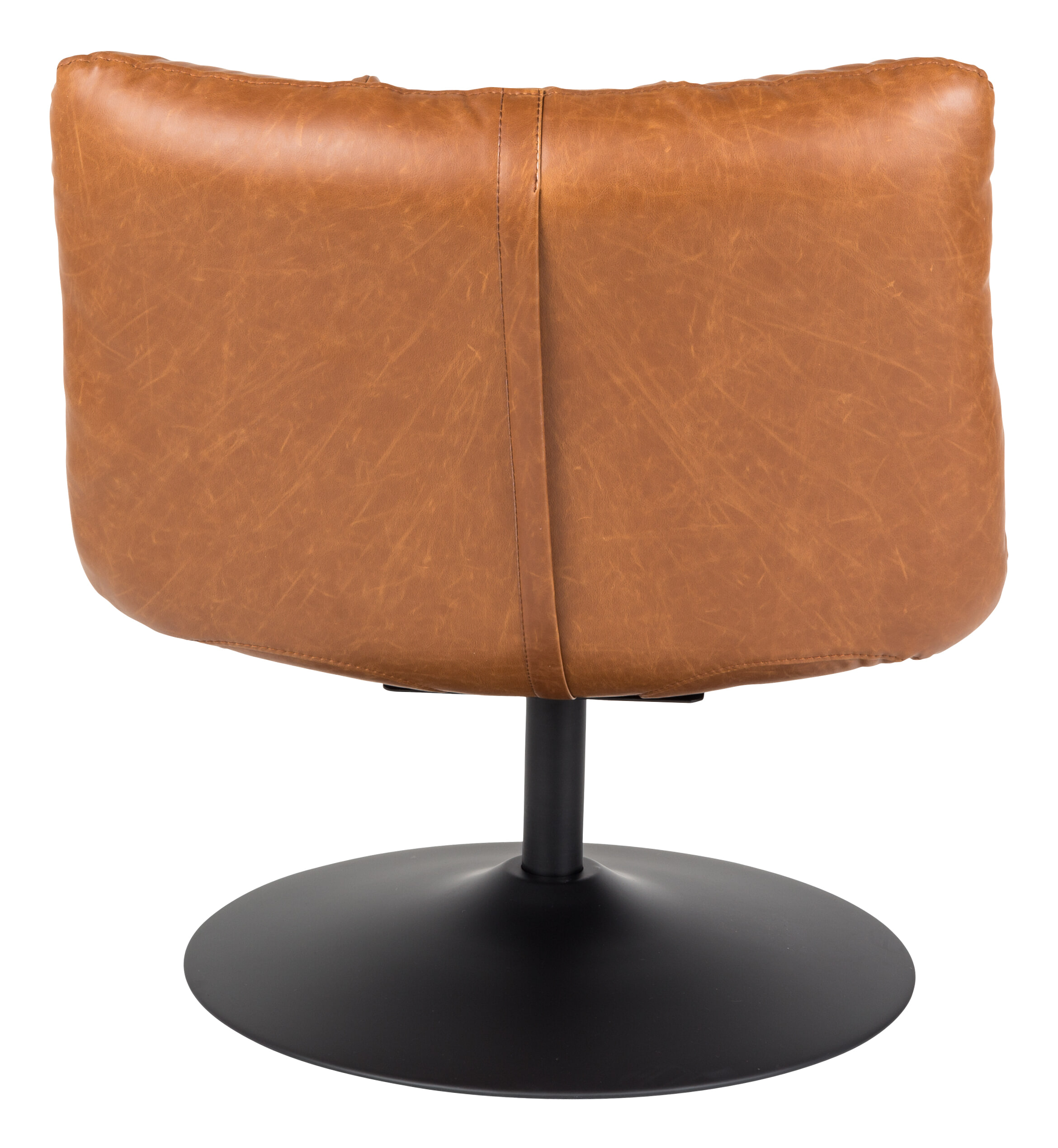 Dutchbone Fauteuil 'Bar' PU, kleur Vintage Bruin - Afbeelding 6