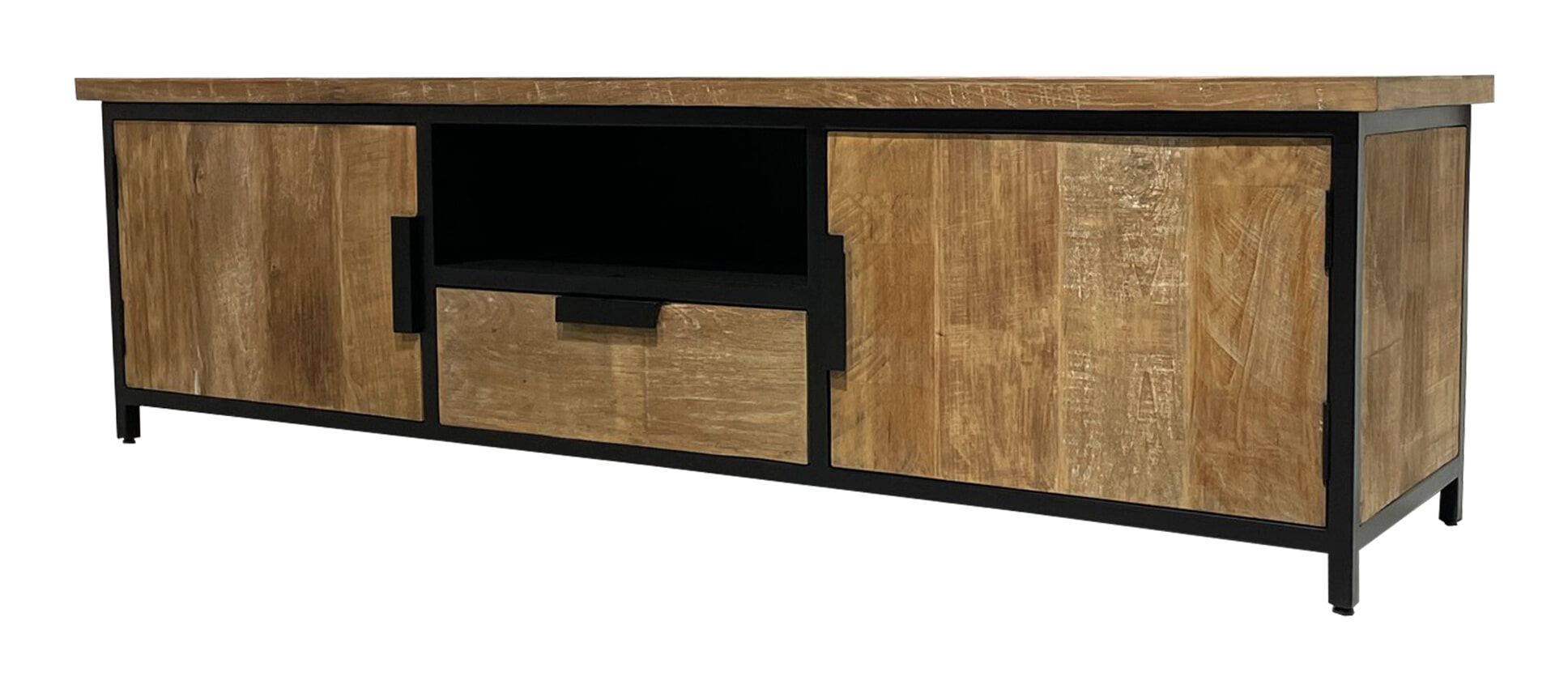 Livingfurn TV-meubel 'Tomar' Teakhout, 180cm - Afbeelding 2