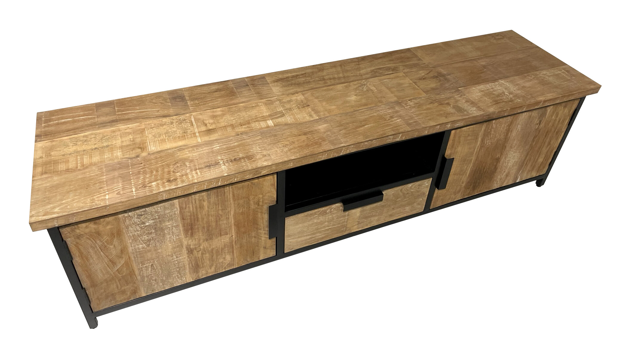 Livingfurn TV-meubel 'Tomar' Teakhout, 180cm - Afbeelding 3