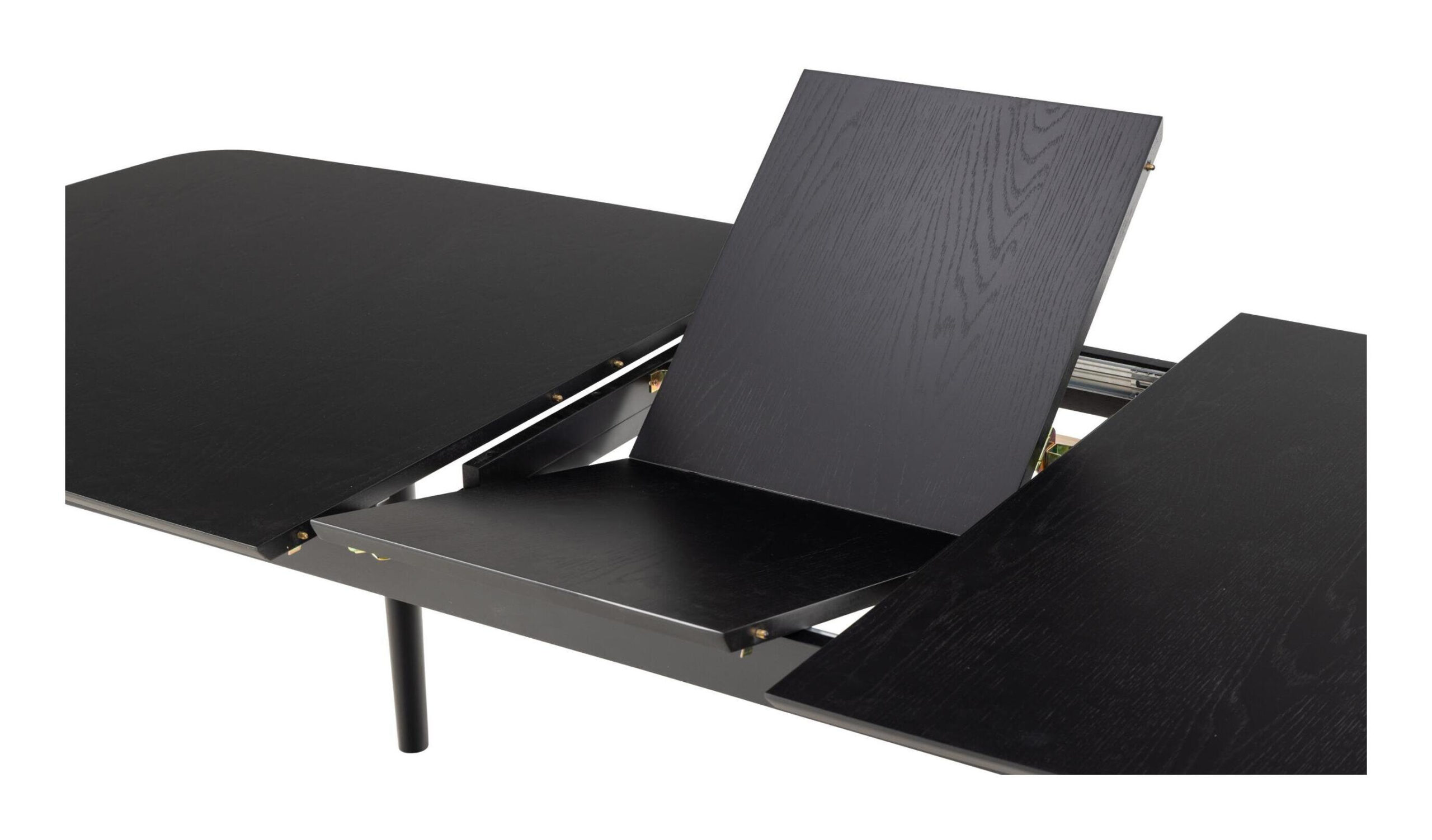 Bendt Uitschuifbare Eettafel 'Montreux' Eiken 180-219 x 90cm, kleur zwart - Afbeelding 4