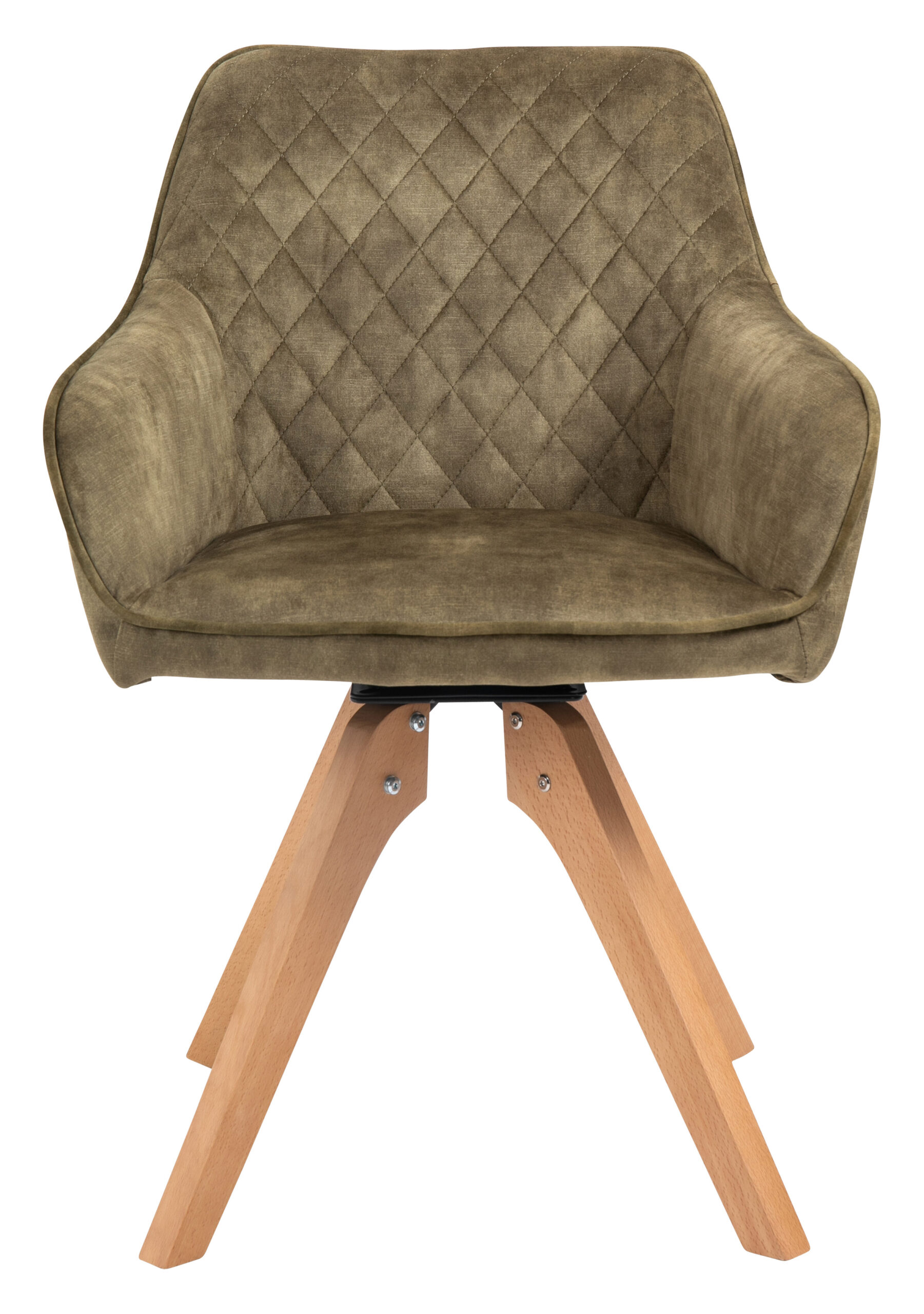 Artistiq Eetkamerstoel 'Mercur' Velvet, kleur groen - Afbeelding 6