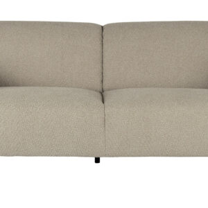 ZILT 2,5-zits Bank 'Rodolfo' Bouclé, kleur Zand