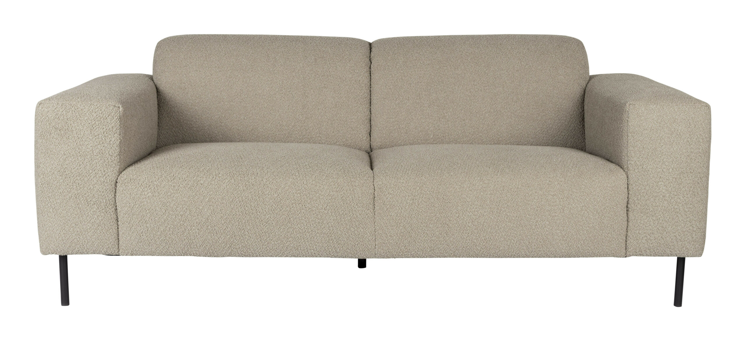 ZILT 2,5-zits Bank 'Rodolfo' Bouclé, kleur Zand