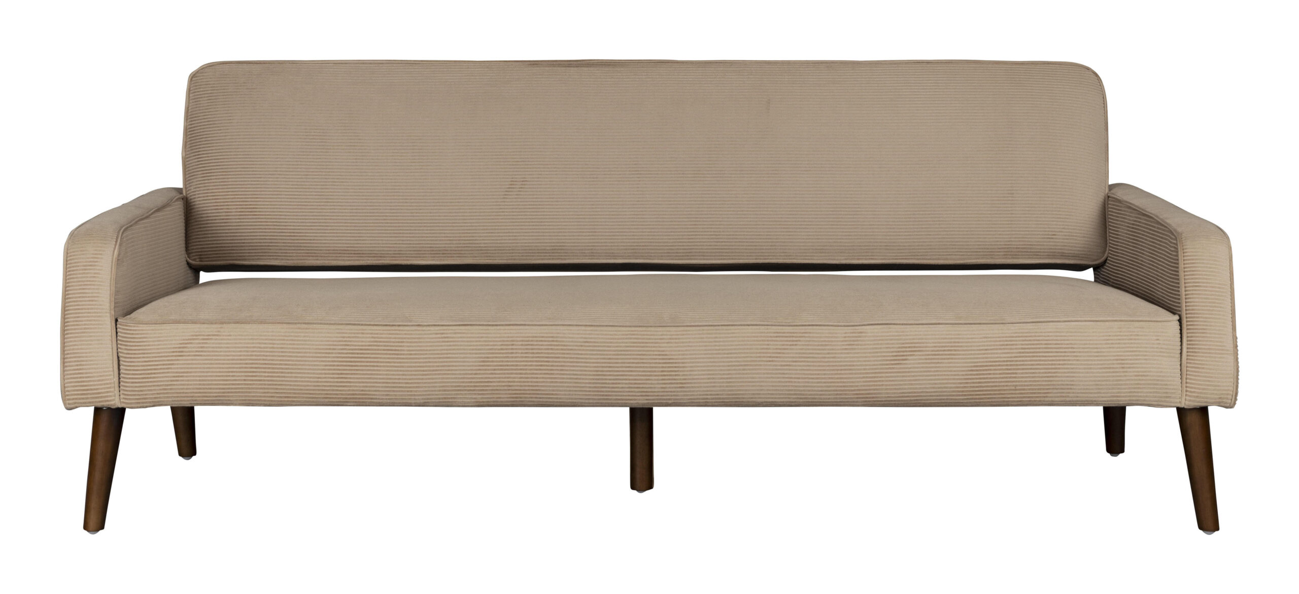 Dutchbone 3-zits Bank 'Preston' Rib, kleur Beige - Afbeelding 2