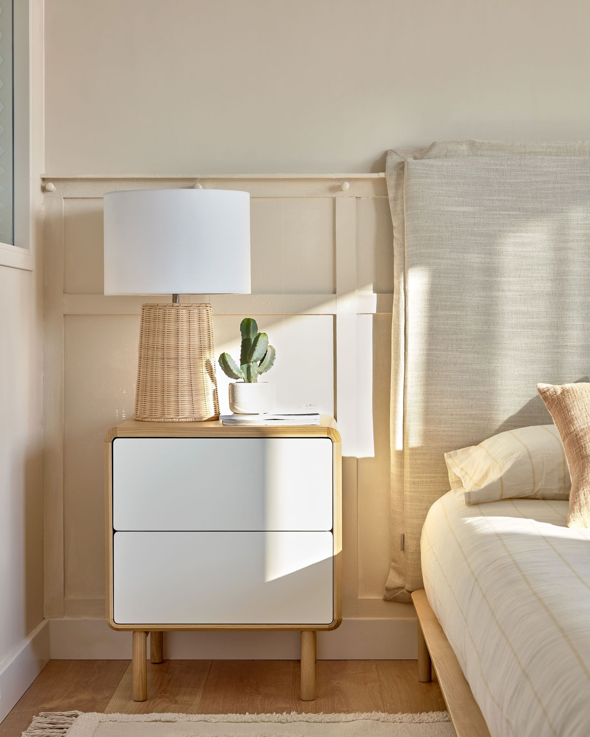 Kave Home Nachtkastje 'Anielle' Essen, 50 x 45cm - Afbeelding 7