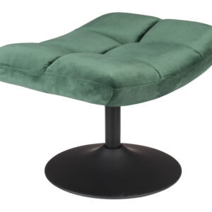 Dutchbone Hocker 'Bar' Velvet, kleur Groen