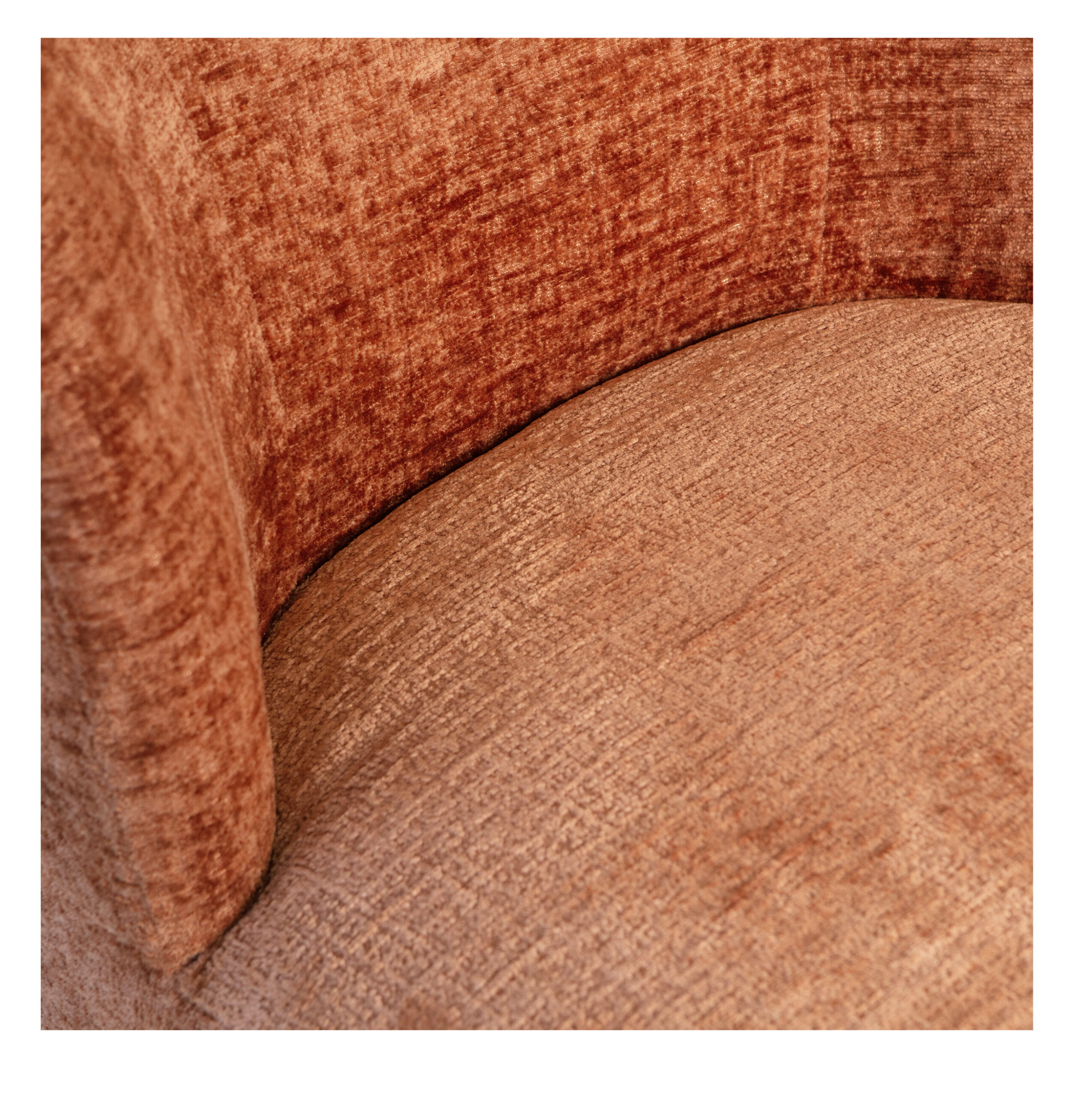 WOOOD Draaifauteuil 'Atty' Structure Velvet, kleur Blossom - Afbeelding 6