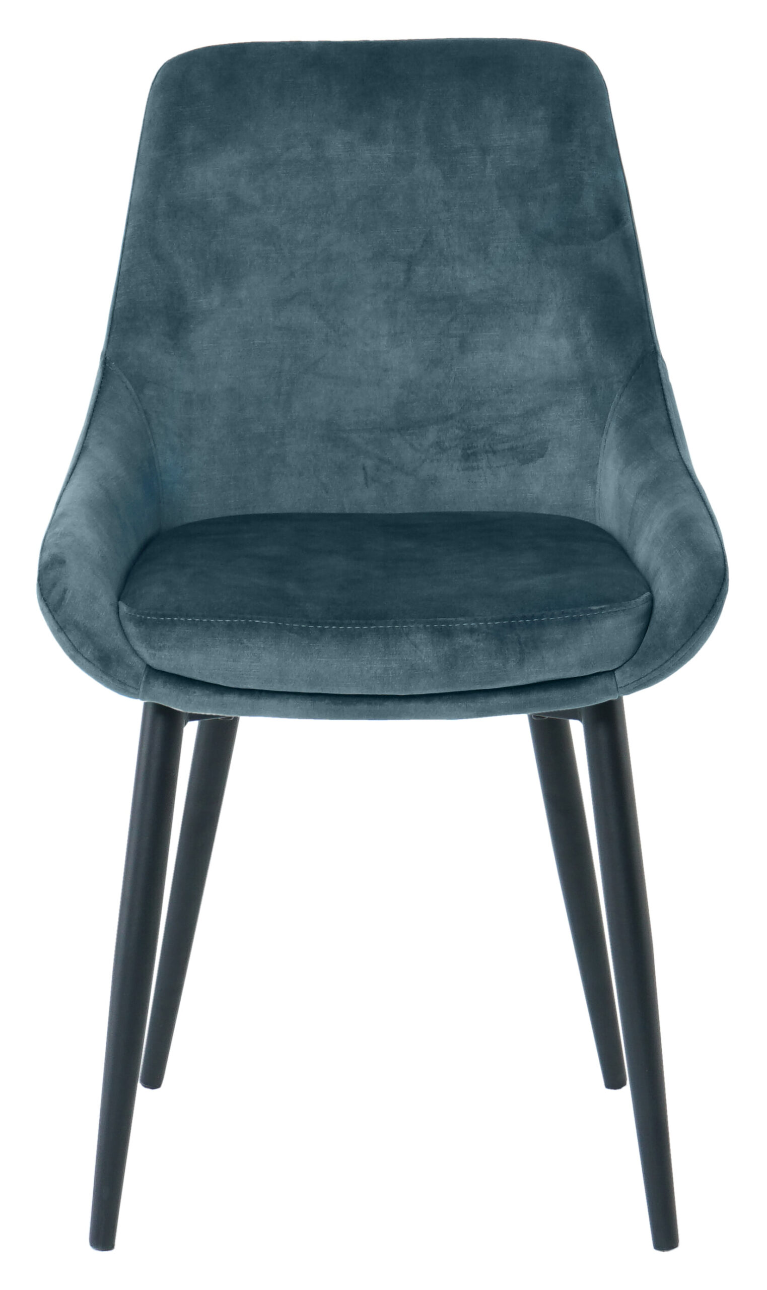 Artistiq Eetkamerstoel 'Kofi' Velvet, kleur blauw - Afbeelding 2