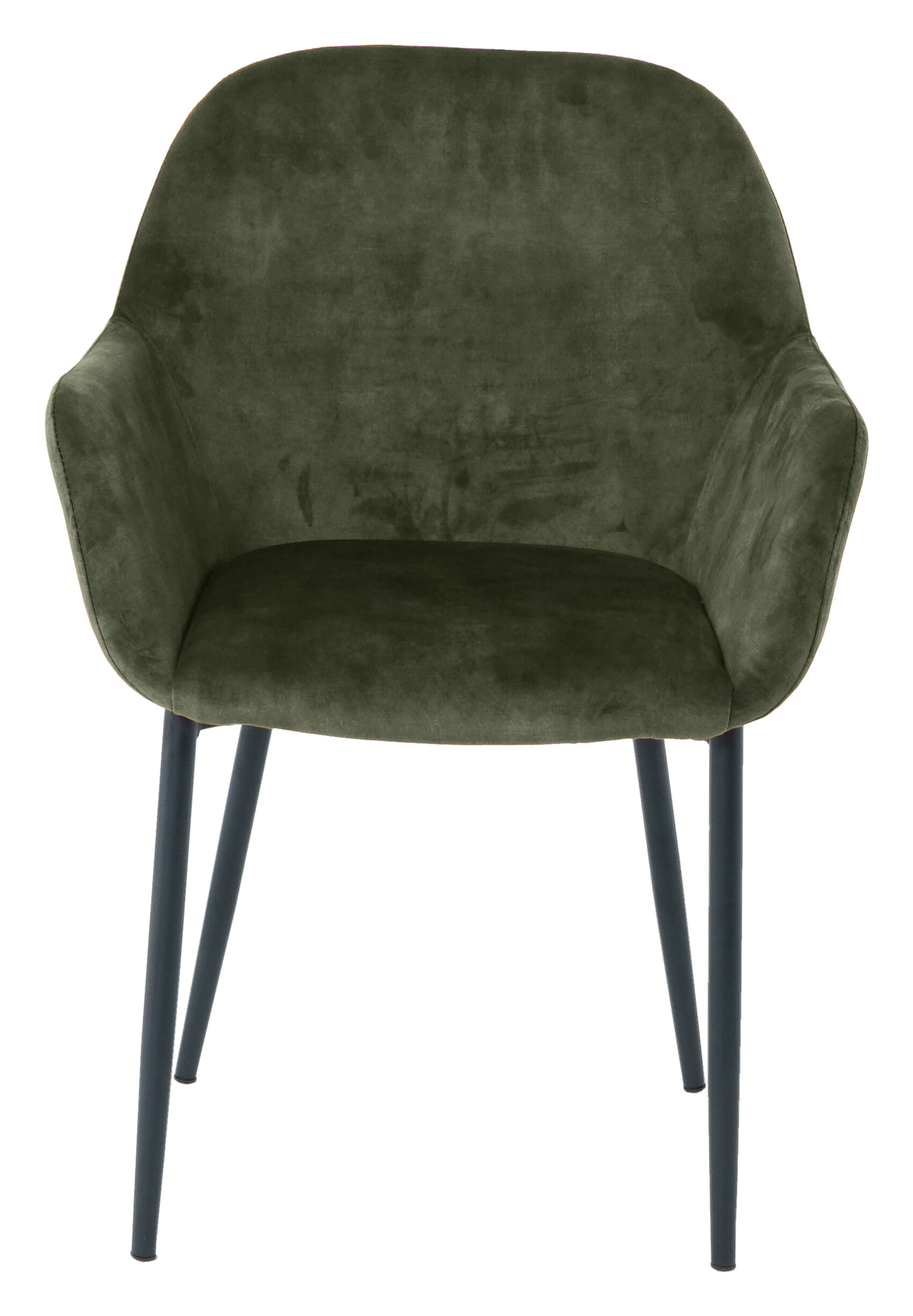 Artistiq Eetkamerstoel 'Linna' Velvet, kleur groen - Afbeelding 2