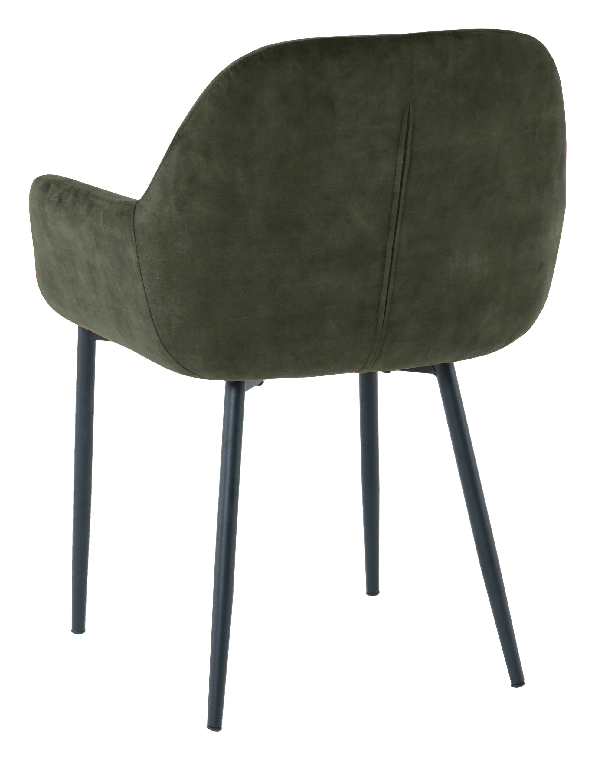 Artistiq Eetkamerstoel 'Linna' Velvet, kleur groen - Afbeelding 4