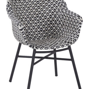 Hartman Tuinstoel 'Delphine' kleur Zwart