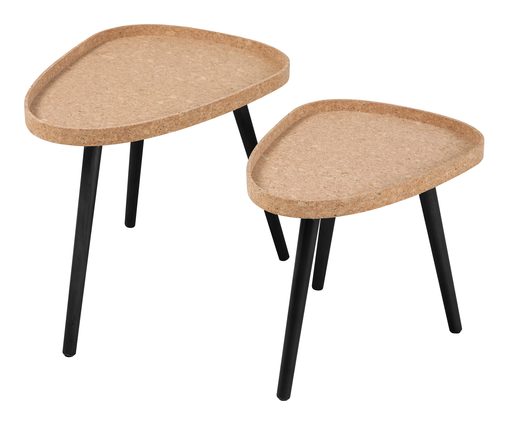 Artistiq Living Salontafel 'Micayla' Kurk, Set van 2 stuks - Afbeelding 2