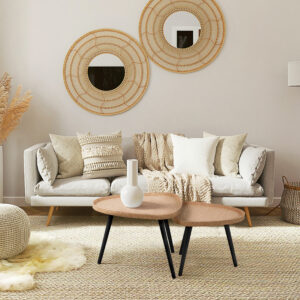 Artistiq Living Salontafel 'Micayla' Kurk, Set van 2 stuks