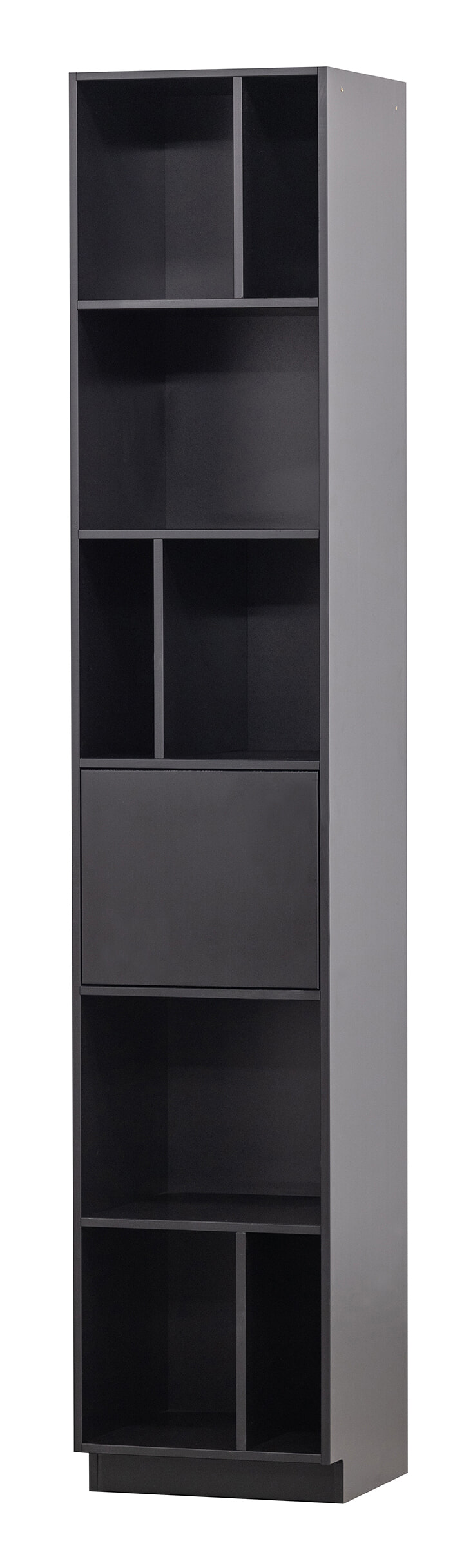 WOOOD Opbergkast 'Finca' Mat zwart, 210 x 40cm