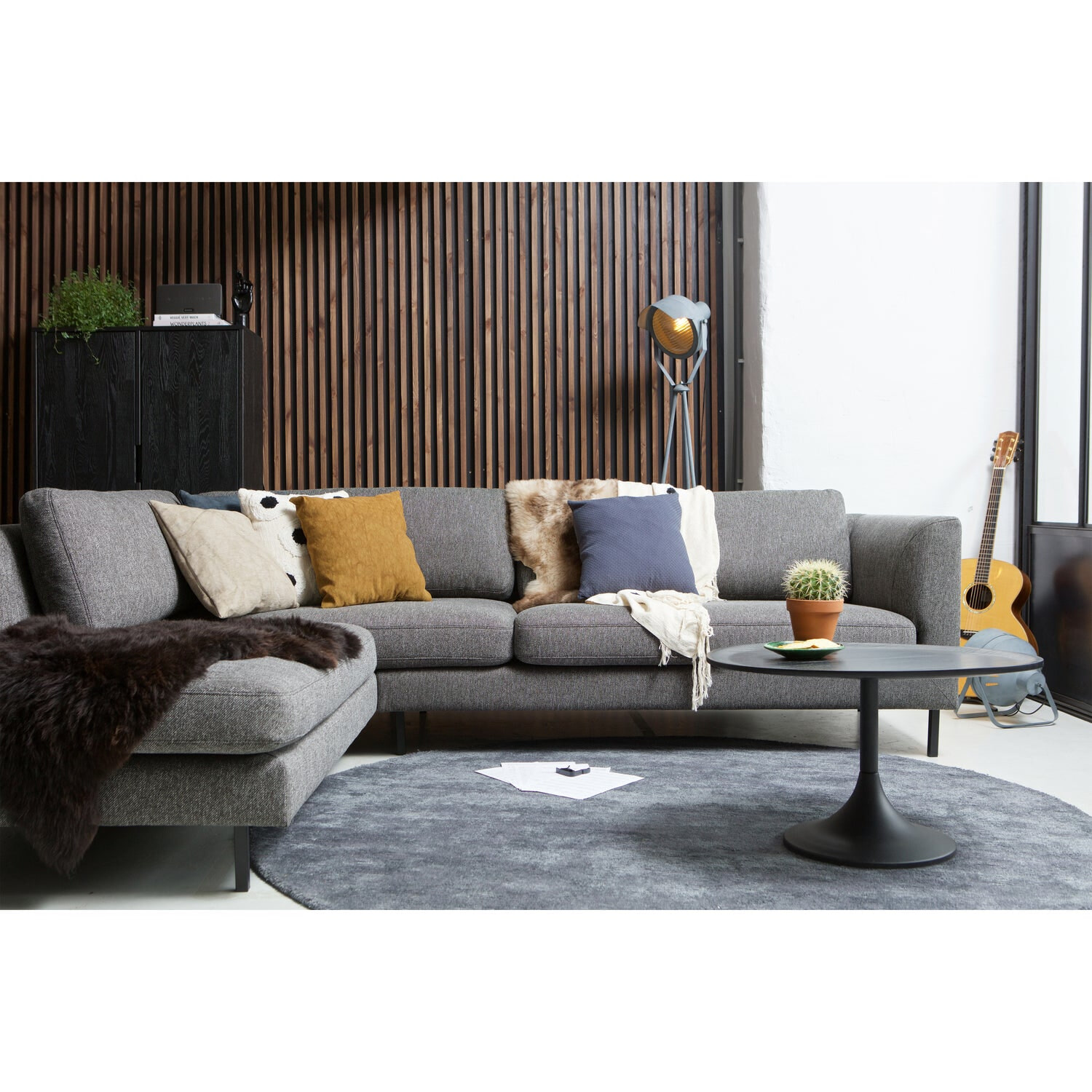 WOOOD Opbergkast 'Silas', kleur Zwart - Afbeelding 7