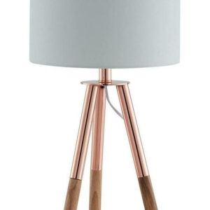 Artistiq Tafellamp 'Renee' 55cm, kleur Wit/Koper