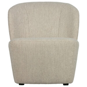 vtwonen Fauteuil 'Lofty' Bouclé, kleur Naturel