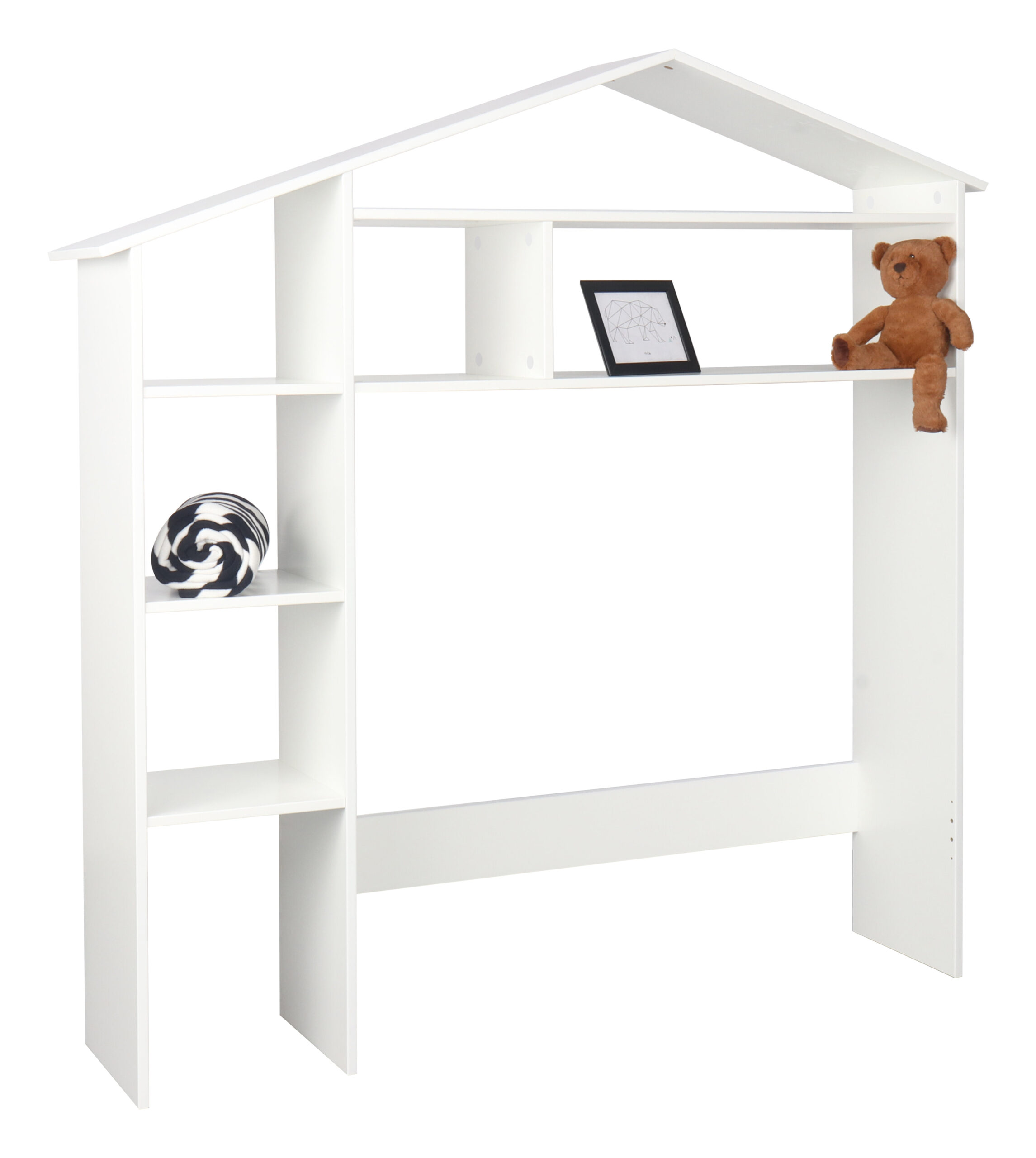 Artistiq Wandkast 'Noura' 155 x 148cm, kleur Wit - Afbeelding 4