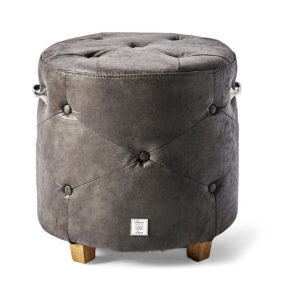 Rivièra Maison Poef 'Bowery' Pellini, kleur Espresso