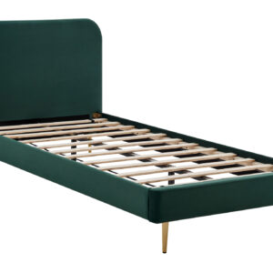 Artistiq Bed 'Federico' Velvet, 90 x 200cm, kleur groen