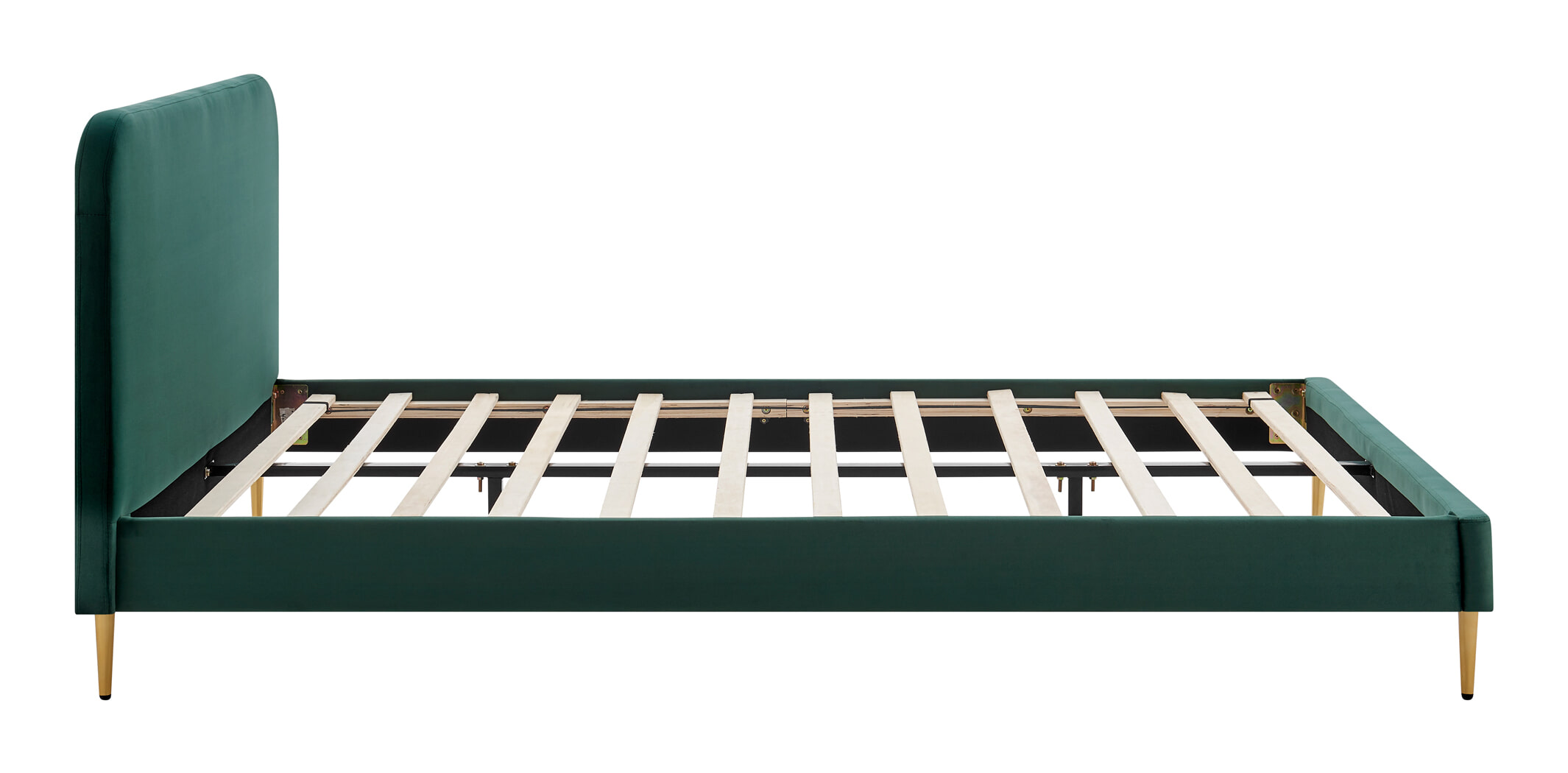 Artistiq Bed 'Federico' Velvet, 140 x 200cm, kleur roze - Afbeelding 2