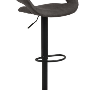 Bendt Barkruk 'Pia' (zithoogte 59-80cm), kleur Antraciet