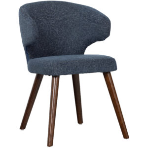 vtwonen Eetkamerstoel 'Cape' kleur Blauw Gemeleerd