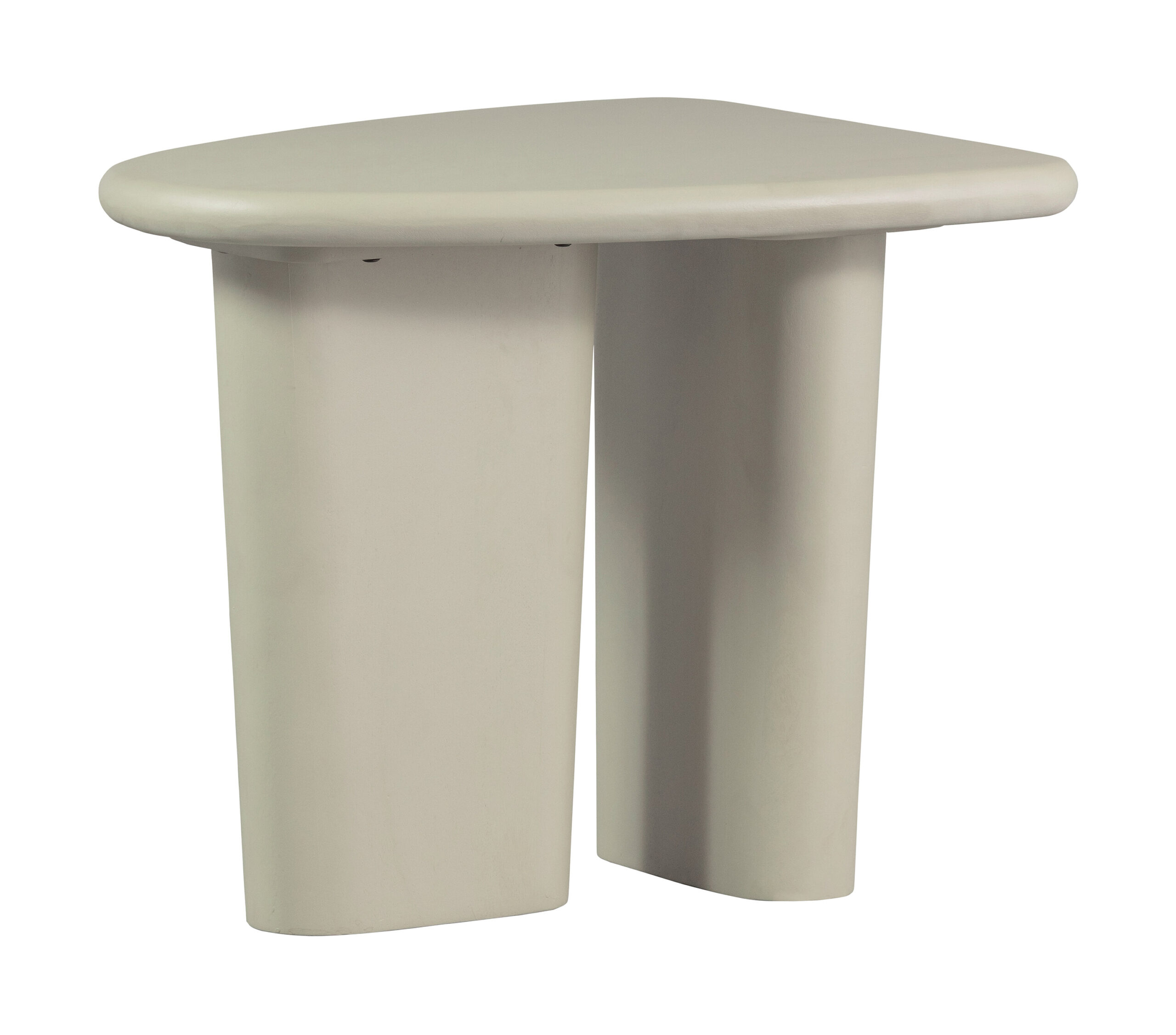 vtwonen Bijzettafel 'Beach' Mangohout, 64 x 51cm, kleur Clay