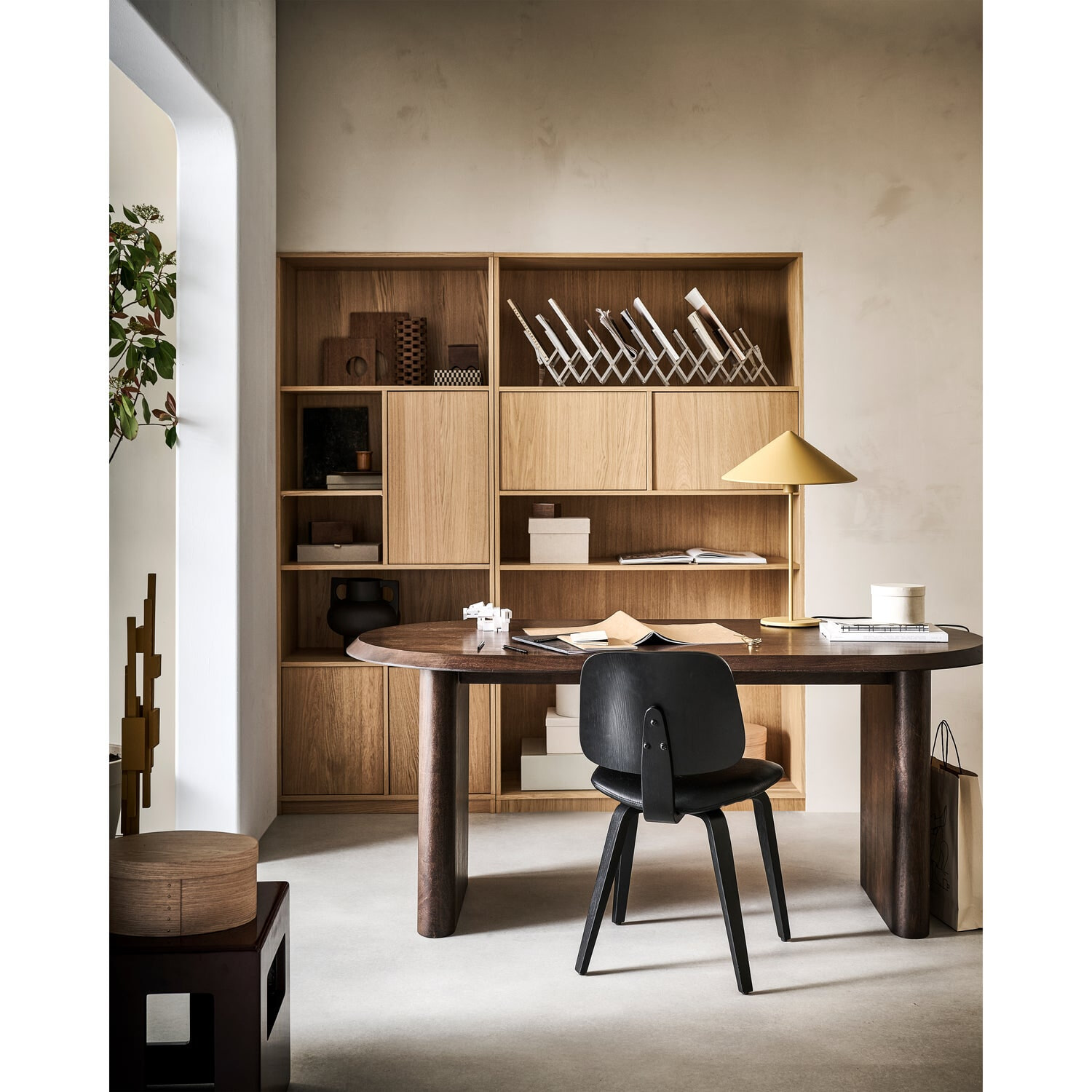 vtwonen Ovale Eettafel 'Ellips' Mangohout, 180 x 90cm, kleur walnoot - Afbeelding 5