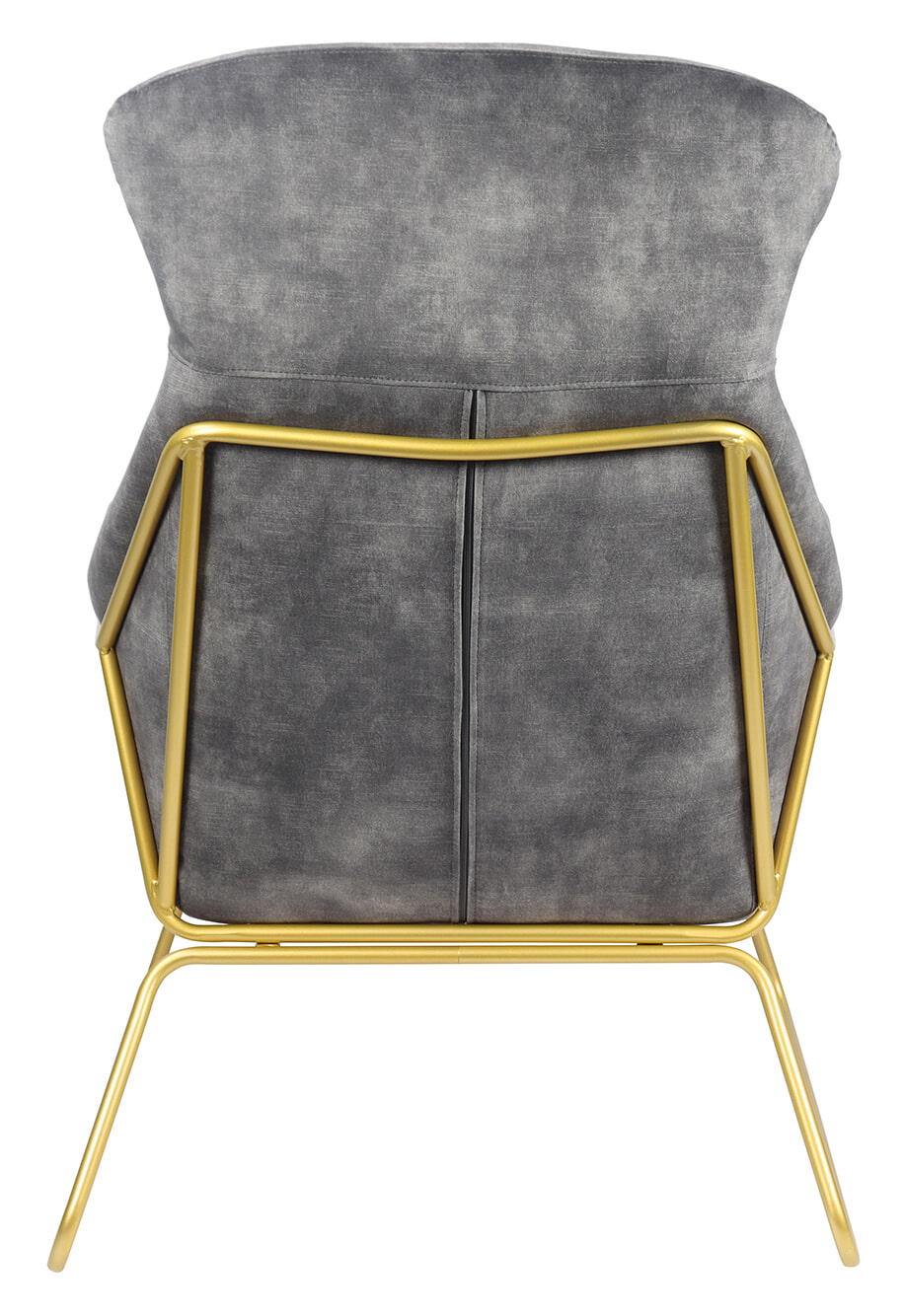 Artistiq Fauteuil 'Phelipe' Velvet, kleur grijs - Afbeelding 4