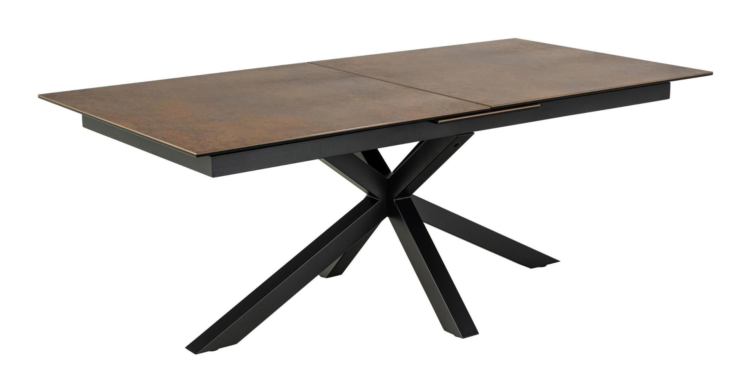 Bendt Uitschuifbare Eettafel 'Line' Keramiek, 200-240 x 100cm, kleur Bruin - Afbeelding 2