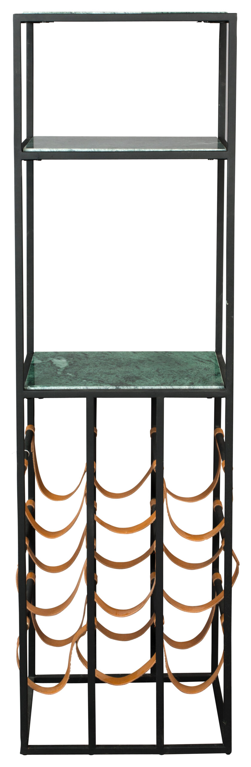 Dutchbone Wijnkast 'Mil' Groen marmer, 125.5 x 36cm - Afbeelding 2