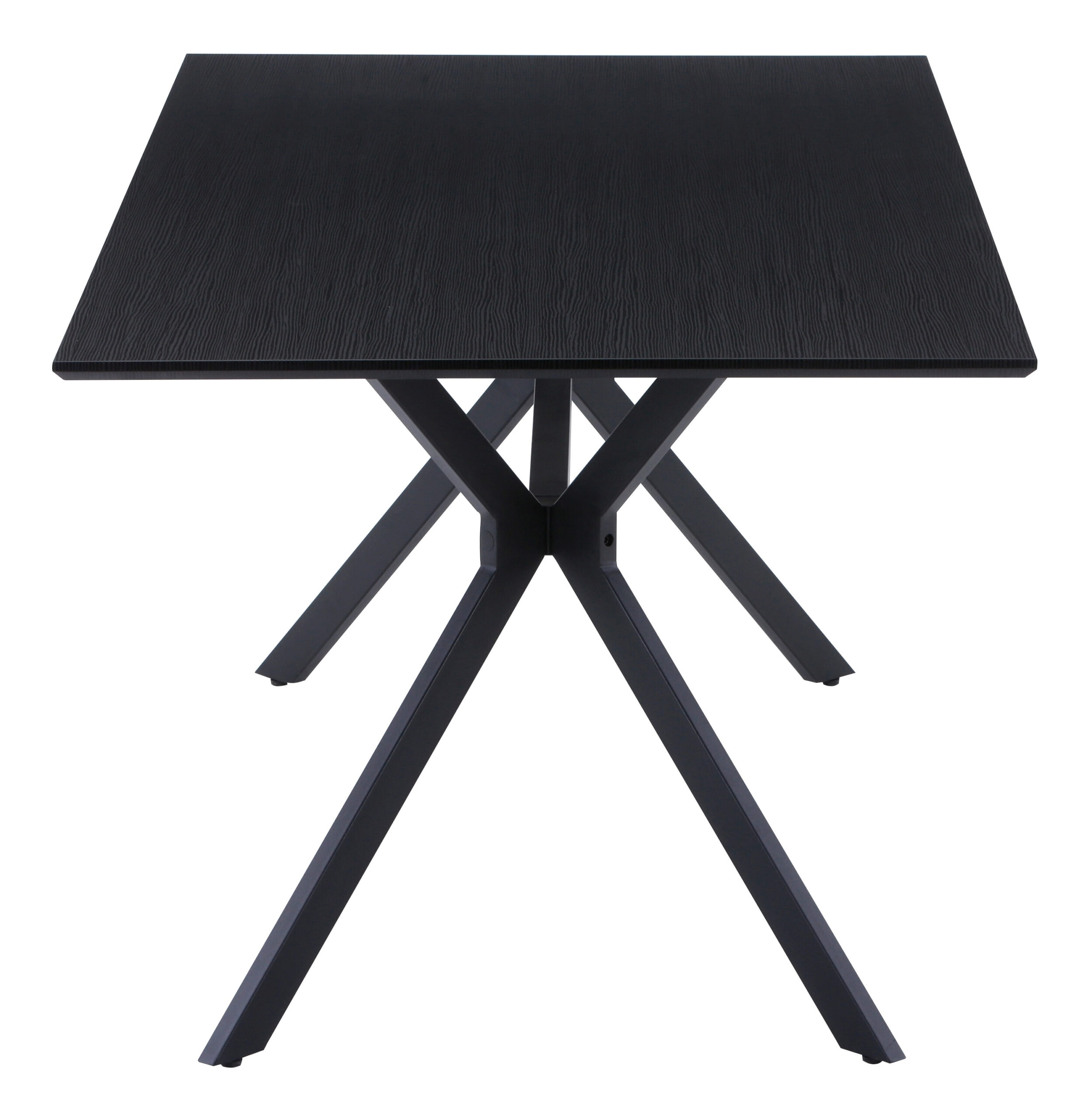 Artistiq Eettafel 'Alfonso' 180 x 90cm, kleur Zwart - Afbeelding 3