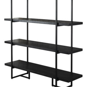 Dutchbone Wandrek 'Class' Acaciahout, 146 x 140cm, kleur Zwart