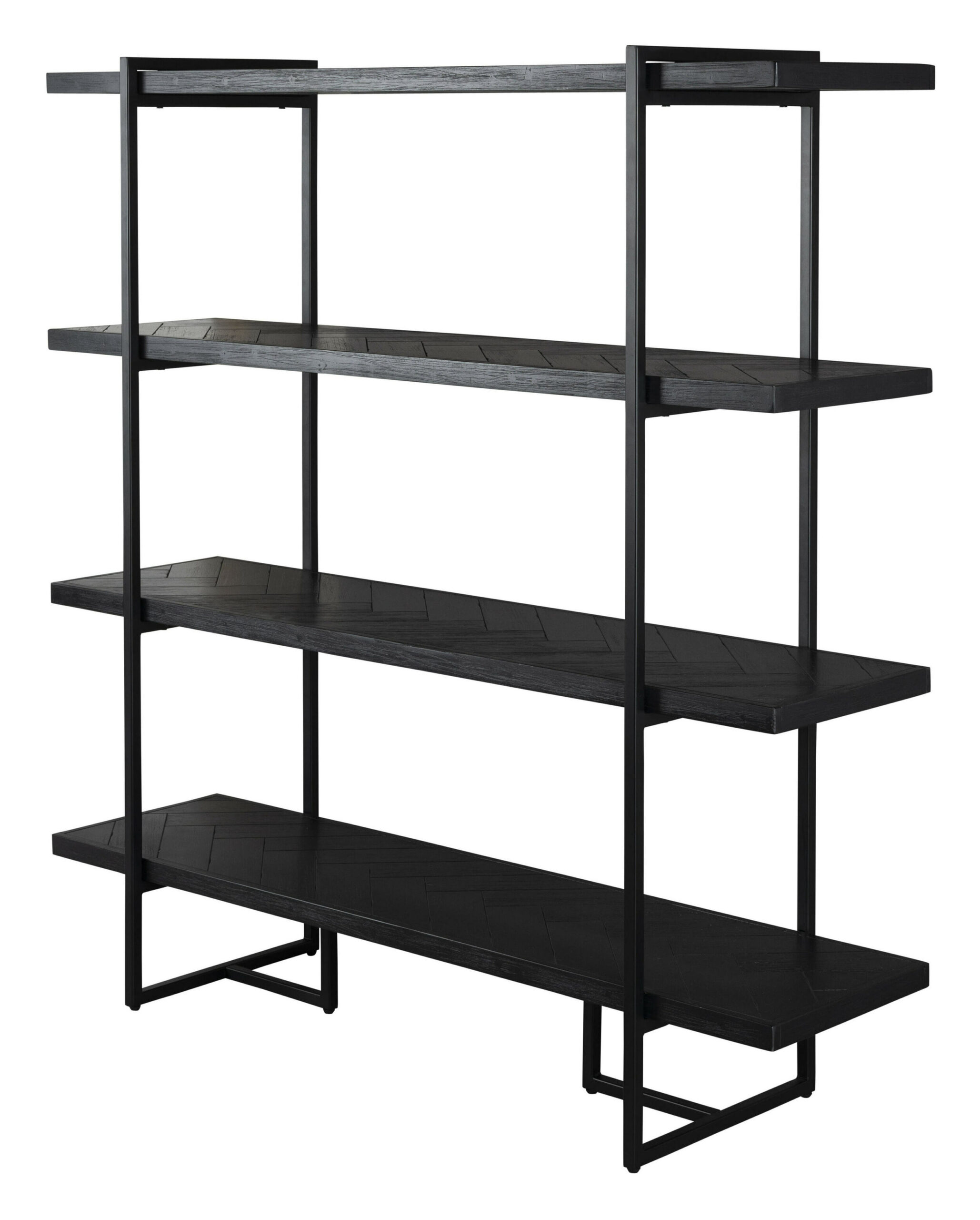 Dutchbone Wandrek 'Class' Acaciahout, 146 x 140cm, kleur Zwart