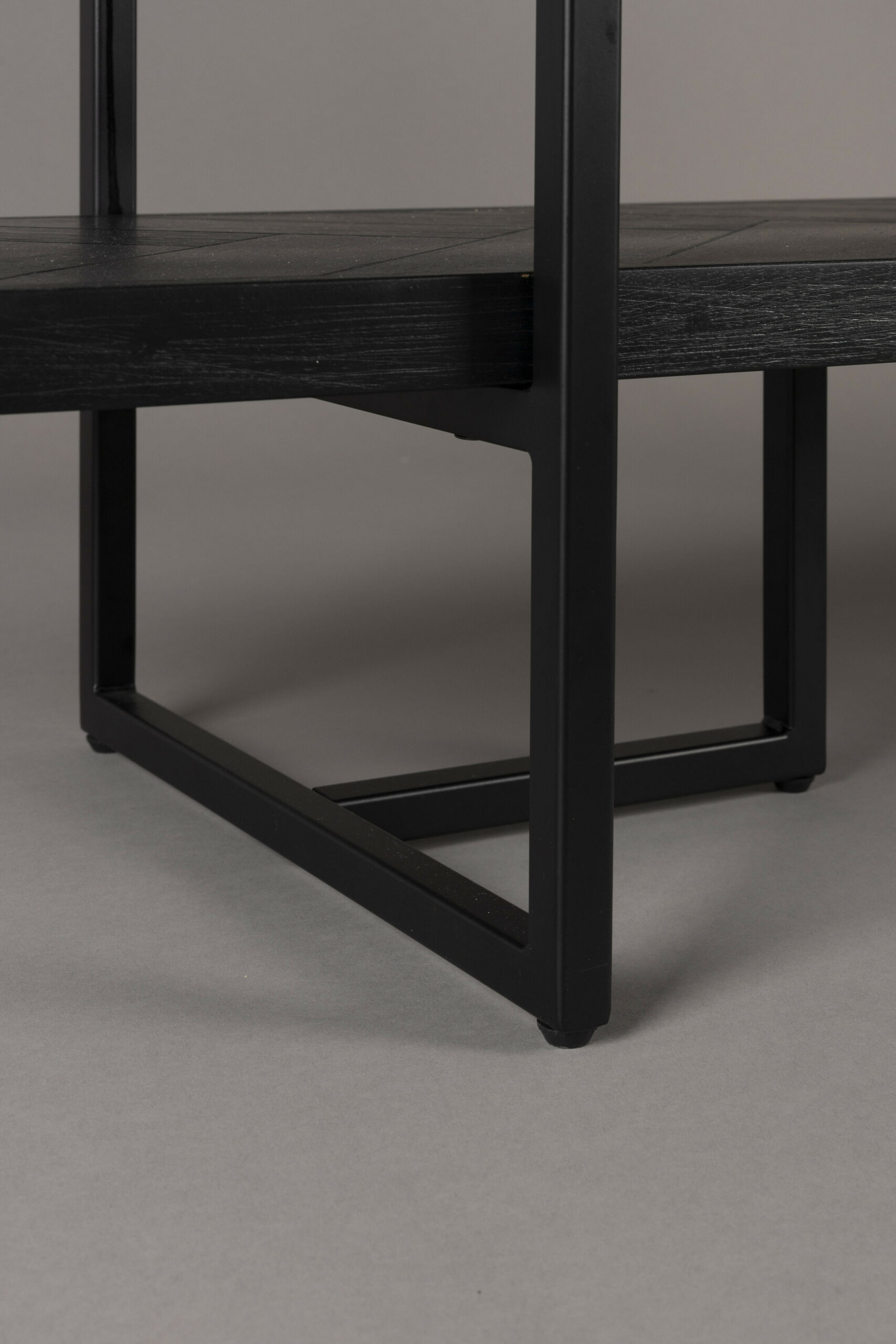 Dutchbone Wandrek 'Class' Acaciahout, 146 x 140cm, kleur Zwart - Afbeelding 6