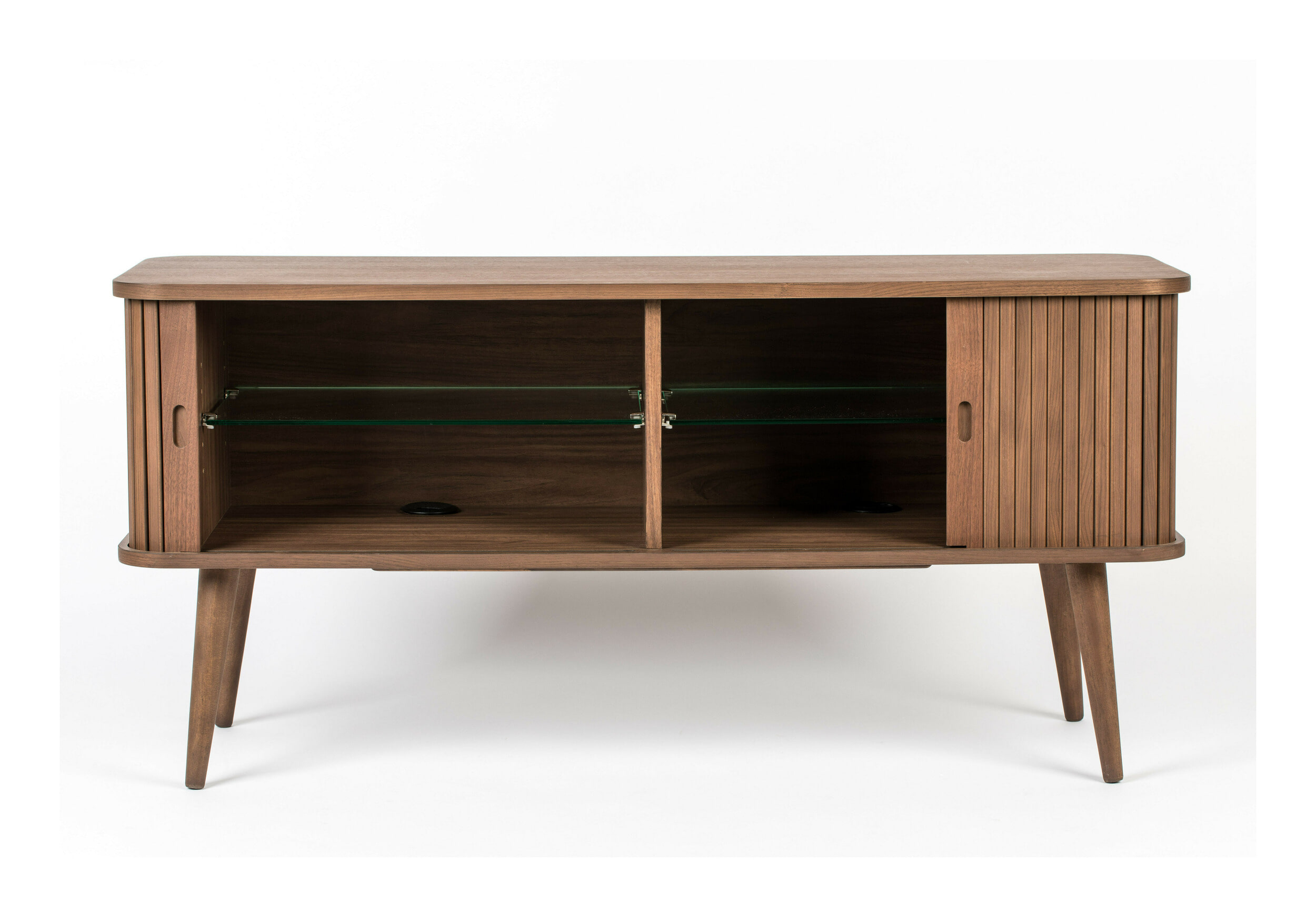 Zuiver TV-meubel 'Barbier' Walnoothout, 120cm, kleur Bruin - Afbeelding 4