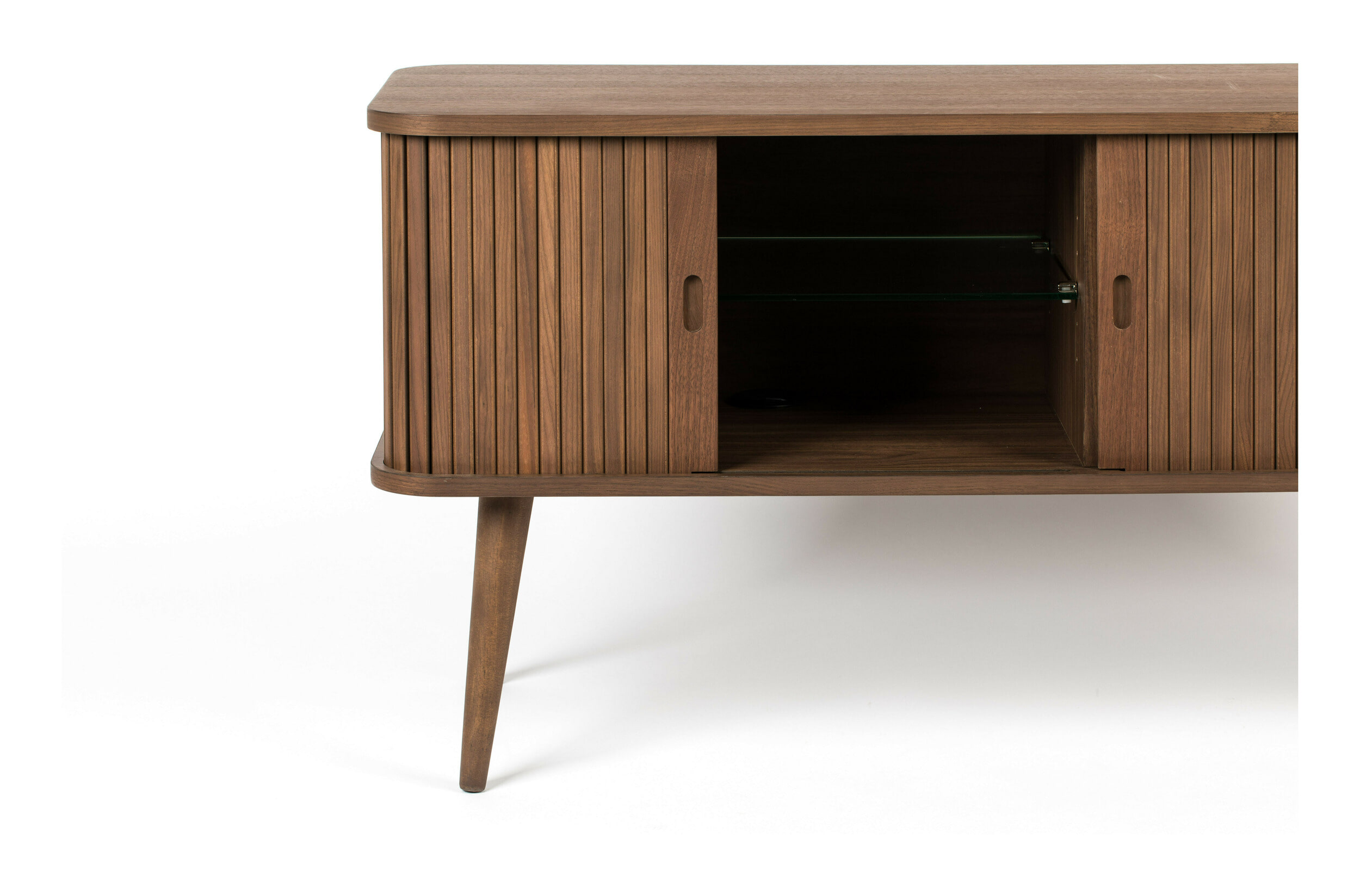 Zuiver TV-meubel 'Barbier' Walnoothout, 120cm, kleur Bruin - Afbeelding 5