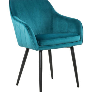 Artistiq Eetkamerstoel 'Juna' Velvet, kleur Turquoise