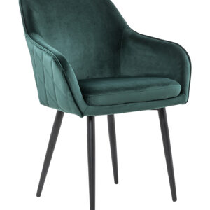 Artistiq Eetkamerstoel 'Juna' Velvet, kleur Groen