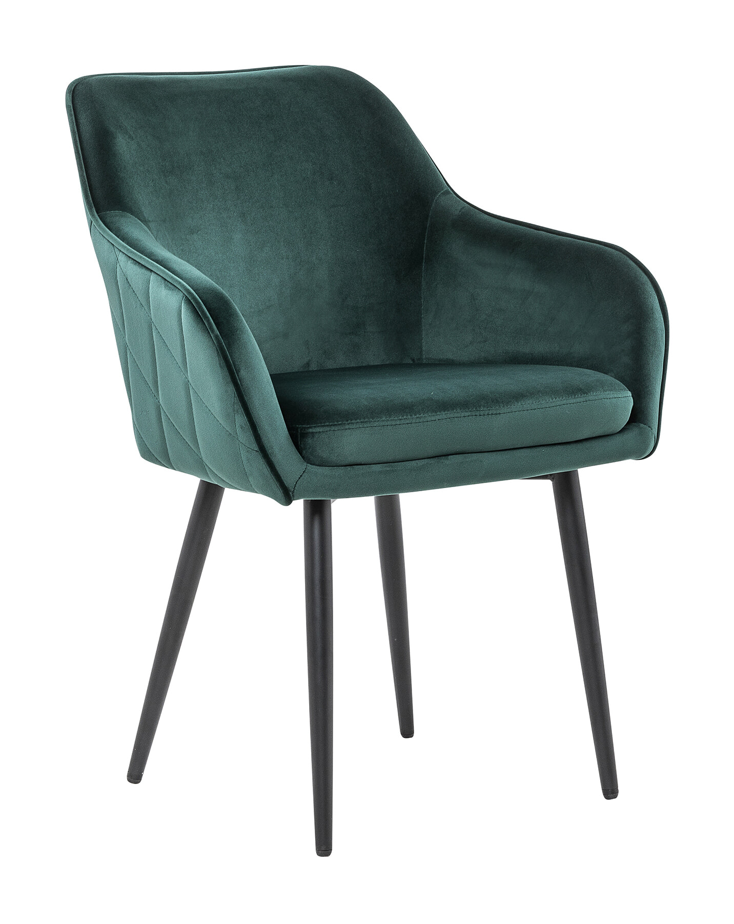 Artistiq Eetkamerstoel 'Juna' Velvet, kleur Groen