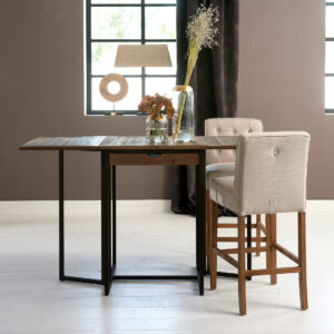 Rivièra Maison Uitschuifbare Bartafel 'Shelter Island' 74-122-170 x 95cm