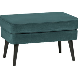 WOOOD Hocker 'Rocco' Velvet, kleur Teal