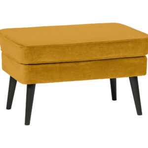 WOOOD Hocker 'Rocco' Velvet, kleur Oker
