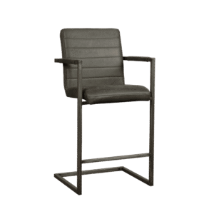 Tower Living Barkruk 'Rocca' (zithoogte 69cm), kleur antraciet